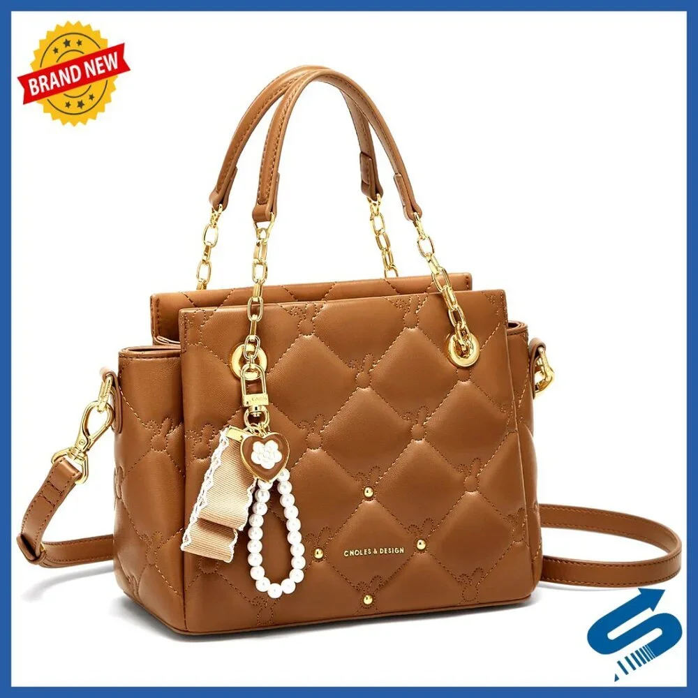 Leather Satchel Shoulder Bag Crossbody Tote Top Handle Women's Handbag